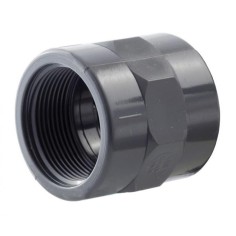 PVC Manicotto Femmina ad Incollaggio Femmina Filettata - 1 pollice - diametro 32