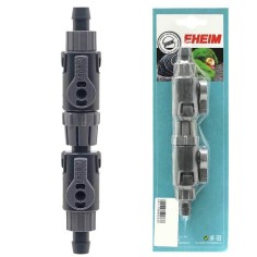 EHEIM 4007410 - Rubinetto Doppio Regolabile per Tubi 25/34 Sgancio Rapido
