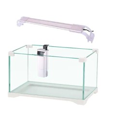 SunSun Kit Tartarughiera cm42,60x23,6x22,2h completa di filtro interno e plafoniera LED