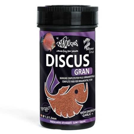 Haquoss Discus Gran 250ml/137gr - mangime completo in granuli per discus