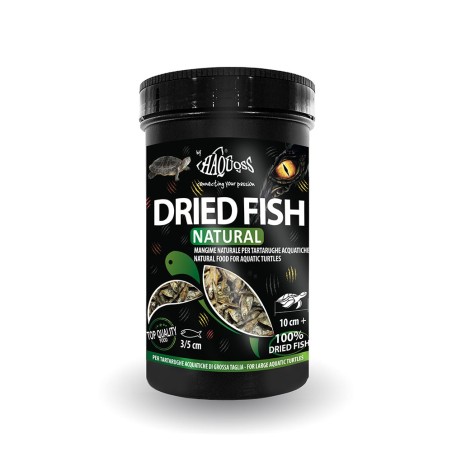 Haquoss Dried Fish 1000ml - Pesci secchi per tartarughe acquatiche adulte