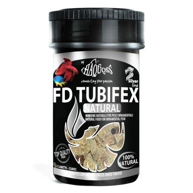Haquoss FD Tubifex 100ml - tubifex liofilizzati in cubetti