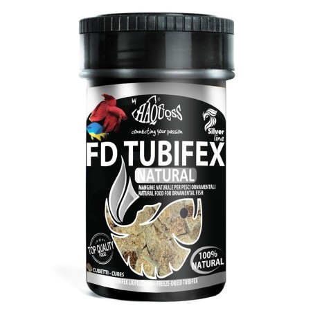 Haquoss FD Tubifex 100ml - tubifex liofilizzati in cubetti