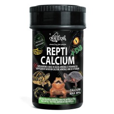 Haquoss Repti Calcium +D3 100ml/80gr - Puro calcio in polvere (39%) con vitamina D3