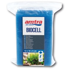 Amtra Biocell Blue Foam Cuscinetto filtrante grana Media - 18 x 12 cm
