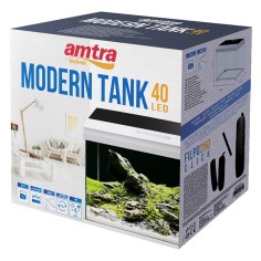 Amtra Modern Tank 40 LED - Acquario Equipaggiato 28L cm42,5×23,5×36,5h