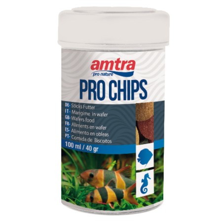 Amtra Pro Chips - Mangime in tavolette affondanti per pesci da fondo