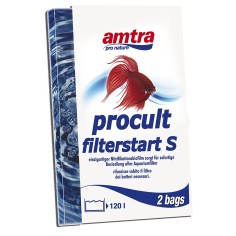 Amtra Procult Filterstart S - Cultura Batteriva Viva Confezione da 2 Bustine per 120 Litri