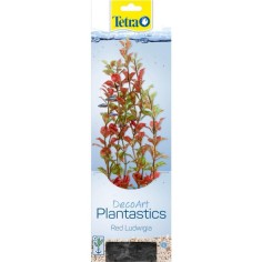 Tetra Pianta Decorativa in Plastica Modello Red Ludwigia (Ludwigia Repens) varie misure