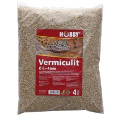 Hobby Vermiculite 4 Litri - Granulometria 0-4mm - Substrato d'incubazione per uova di rettili