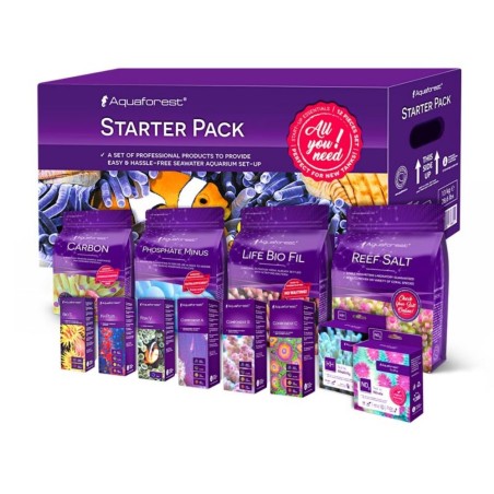 Aquaforest Starter Pack - kit completo per l'immediato avvio di un acquario marino di circa 250 litri