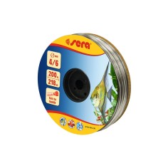 Sera Tubo Grigio Flessibile sfuso 4/6 per aeratori - 1 metro