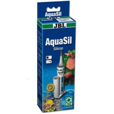 JBL Aquasil 80ml trasparente - Silicone speciale per acquari e terrari, per incollare, rabboccare e turare