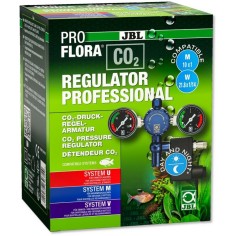 JBL Proflora CO2 Regulator Professional - riduttore con manometri e elettrovalvola per bombole usa e getta e ricaricabili