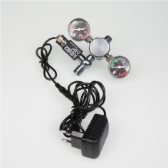 JBL Proflora CO2 Regulator Professional - riduttore con manometri e elettrovalvola per bombole usa e getta e ricaricabili 2