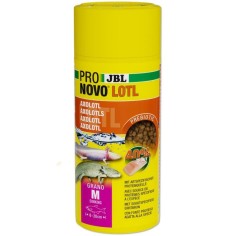 JBL ProNovo Lotl Grano M 250ml - Mangime base in granuli per Assolotti e Tritoni da 8 a 20cm