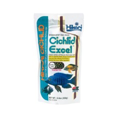 Hikari Cichlid Excel Medium 250gr ( Pellet Completo per Ciclidi Africani ed altri Pesci Erbivori di Media e Grossa Taglia