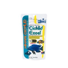Hikari Cichlid Exel Mini 250gr - Pellet Completo per Ciclidi Africani ed altri Pesci Erbivori di Piccola e Media Taglia