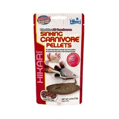 Hikari Tropical Sinking Carnivore 74gr - Alimento Completo per Specie Carnivore da Fondo