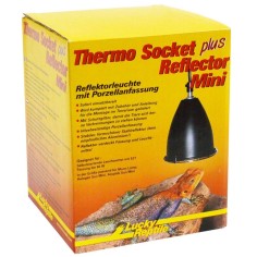 Lucky Reptile Thermo Socket Reflector Mini Plus - portalampada E27 in ceramica per terrari