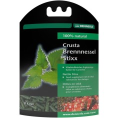 Dennerle 5866 - Crusta Brennessel Stixx 30gr - Integratore Alimentare Specifico per Invertebrati in Bastoncini con Ortica