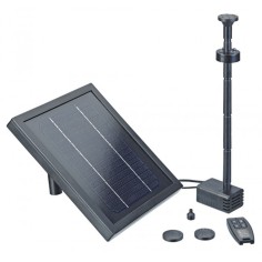 Pontec PondoSolar Control - pompa per laghetto ad energia solare con batteria ricaricabile
