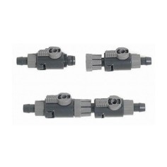 EHEIM 4003412 - Rubinetto Doppio Regolabile per Tubi 9/12 Sgancio Rapido