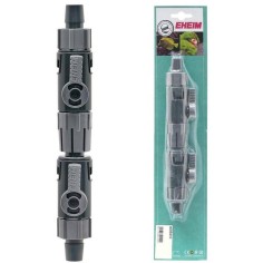 EHEIM 4005410 Rubinetto doppio regolabile per tubi 16/22 sgancio rapido