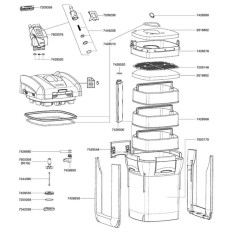 Eheim Filtro Esterno Professionell III 2080 1700L/H 2