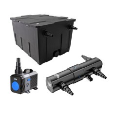 SunSun Kit ECO CBF fino a 10000 litri con filtro biologico, pompa risparmio energetico e UV-C
