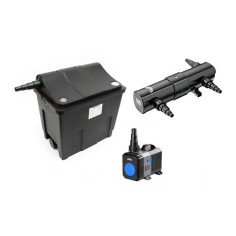 SunSun Kit ECO CBF fino a 4000 litri con filtro biologico, pompa risparmio energetico e UV-C