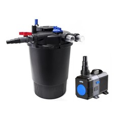 SunSun Kit ECO CPF fino a 30000 litri con filtro pressurizzato, UV-C e pompa a risparmio energetico