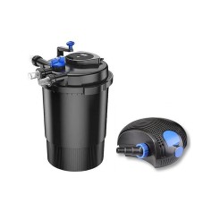 SunSun Kit PRO CPF per laghetti fino a 20000 litri con filtro pressurizzato, UV-C integrato e pompa di risalita professionale