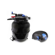 SunSun Kit PRO CPF per laghetti fino a 50000 litri con filtro pressurizzato, UV-C integrato e pompa di risalita professionale