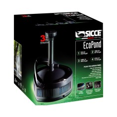 Sicce Ecopond 1 - Filtro Interno per Laghetti Portata 700L/H Prevalenza 120cm Cavo 10 Metri 2