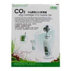 Ista CO2 45gr Cartridge Supply Set - impianto co2 per nano acquari completo di riduttore di pressione diffusore