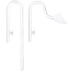 Ista Glass Inflow and Outflow Pipe Set - Set di Mandata e Aspirazione in Vetro 2