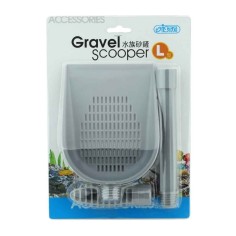 Ista Gravel Scooper L - paletta forata con prolunga per drenare senza difficoltà il substrato dall' acquario