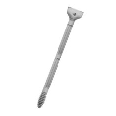 Ista Scraper con Manico Estedibile - raschietto in metallo per la pulizia dei vetri completo di 2 prolunghe 2