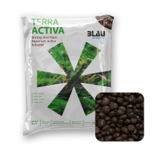 Blau Aquaristic Terra Activa Brown Normal 2-4mm 8L -...