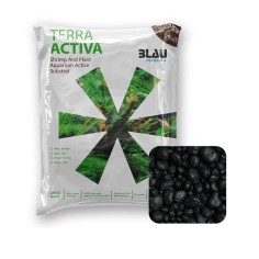 Blau Aquaristic Terra Activa Black Normal 2-4mm 8L -...