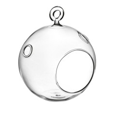 Terrario Bottle Garden Sfera forata da appendere per Terrario in vetro cm13x15h