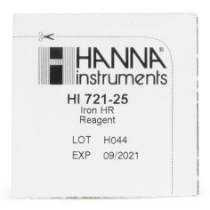 Hanna Instrument Hi-721-250 Reagenti Ferro per Fotometro Modello HI-721 - 25 Reagenti