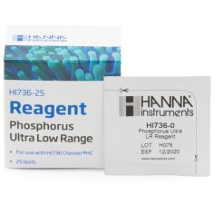 Hanna Instrument Hi-736-250 Reagenti Fosforo per Fotometro Modello HI-736 - 25 Reagenti