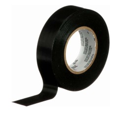 Nastro Isolante Adesivo in PVC Colore Nero Misure mm 0.15 x mm15H x 10 Metri