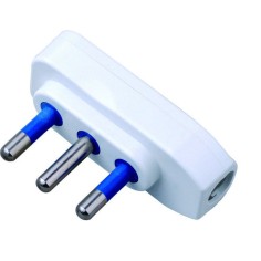 Spina Ribassata 2P+T 16A Colore Bianco - Codice 82540-FK