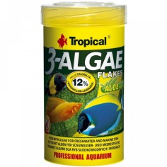 Tropical 3-Algae Flakes 100ml/20gr - mangime con alghe per pesci di acqua dolce e marina