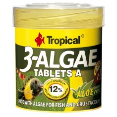Tropical 3-Algae Tablets A 50ml/80pz - compresse adesive ad alto contenuto di alghe