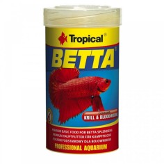 Tropical Betta mangime di base per Betta splendens contenente Krill e larve di Chironomus