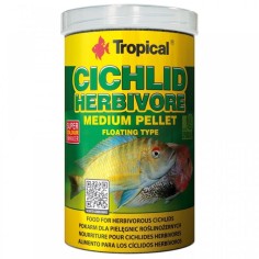 Tropical Cichlid Herbivore Medium Pellet
